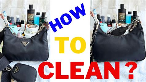 how to clean nylon prada